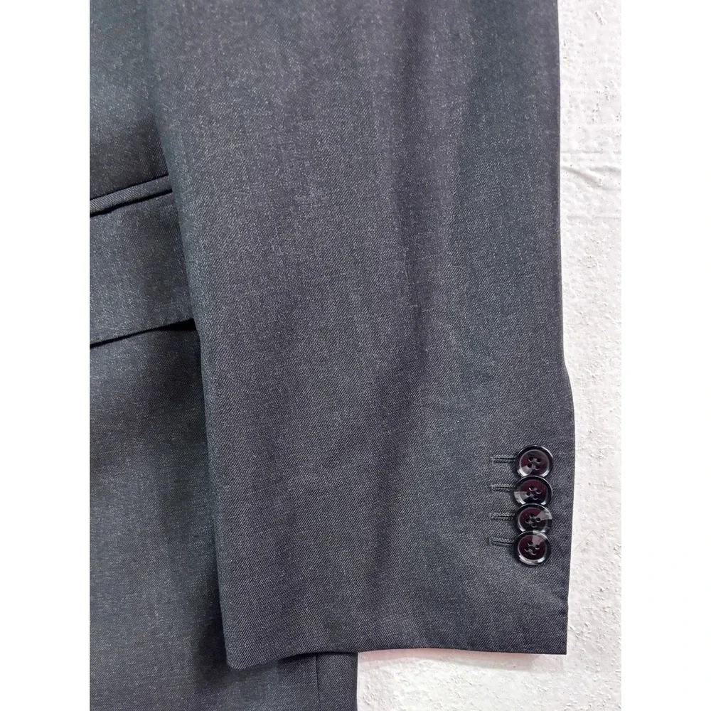 charcoal Suitsupply Napoli Int blazer jacket sport‎ suit coat perennial wool 40L